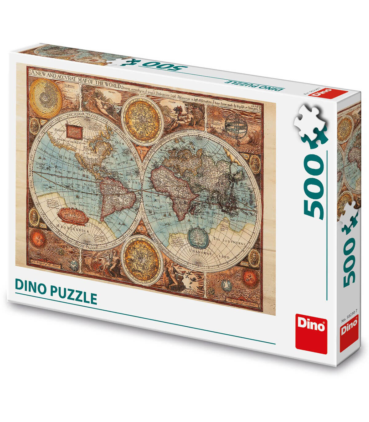 PUZZLE HISTORICAL MAP OF THE WORLD 500 PIECES