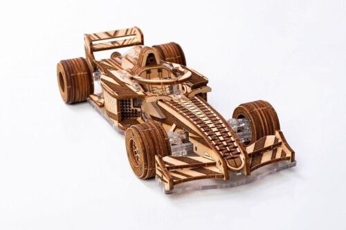 DIY Lace Models 3D Model Building Kit Racer V3, AKV-05, 17x7x4cm