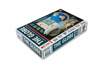 DIY EWA Puzzle 3D en Bois Globe Bleu, 396, 505x320x320mm 4