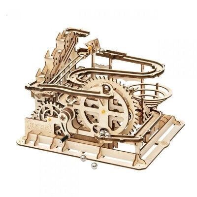 DIY Rompecabezas de madera 3D Marble Run Waterwheel, Robotime, LG501 25.4x23.2x16.5cm