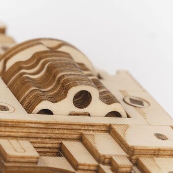 Puzzle 3D en bois DIY Corsac M60, Robotime, LQ401, 22×3.8×12.5 cm 4