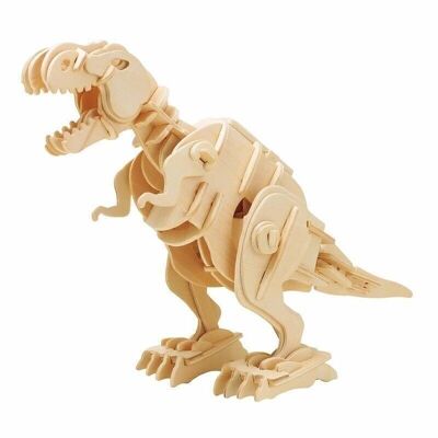 Rompecabezas 3D DIY T-Rex caminando, Robotime, D210, 31,5x12x22,5cm