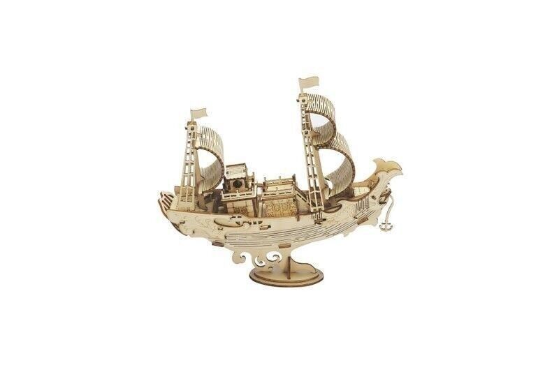 DIY 3D-Holzpuzzle Japanisches Diplomatenschiff, Robotime, TG307, 18.8x5x16.5cm