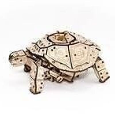 DIY Eco Wood Art 3D Wooden Puzzle Turtle 976 22.3x16.5x11.6cm