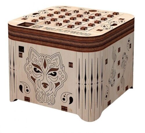 Mr. Playwood 3D Houten Puzzel Secret Box of Tiger