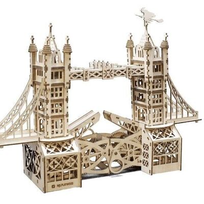 Mr. Playwood Tower Bridge Klein 27x8x23cm.