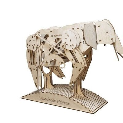 mr. Playwood 3D Wooden Puzzle Elephant 50x27x35cm.
