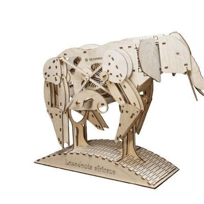 Sig. Playwood Puzzle 3D in legno Elefante 50x27x35cm.