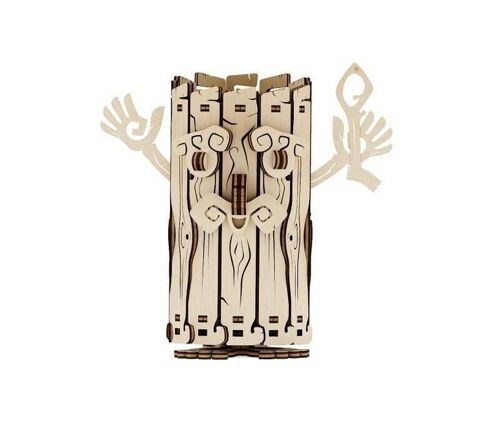 Mr. Playwood 3D Houten Puzzel Forest Spirit Moneybox 15x13x15cm.