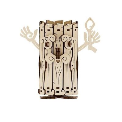 Mr. Playwood 3D Houten Puzzel Forest Spirit Moneybox 15x13x15cm.