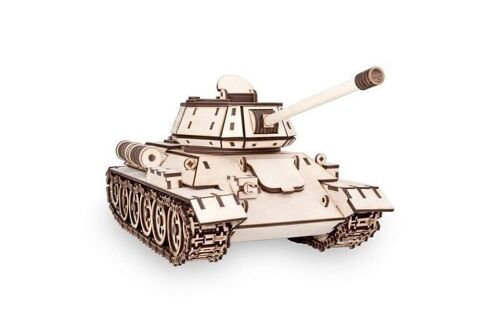 DIY Eco Wood Art 3D Wooden Puzzle Tank T-34, 051, L49.2xW20.5xH19cm