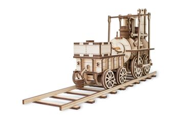 Puzzle 3D en bois DIY EWA Locomotion, 426, 400x103x178mm 2