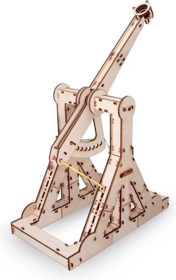 DIY Eco Wood Art Puzzle mécanique 3D Trébuchet, 013, 30,5 x 18 x 37,7 cm 3