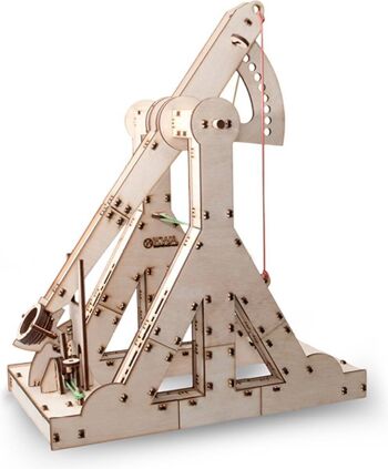 DIY Eco Wood Art Puzzle mécanique 3D Trébuchet, 013, 30,5 x 18 x 37,7 cm 4