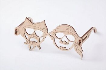 Monsieur. Playwood Lunettes Pirates 14x14.5x7cm