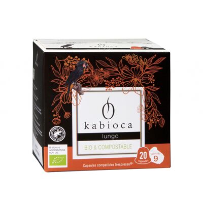 Café bio Kabioca x20-Capsule Lungo