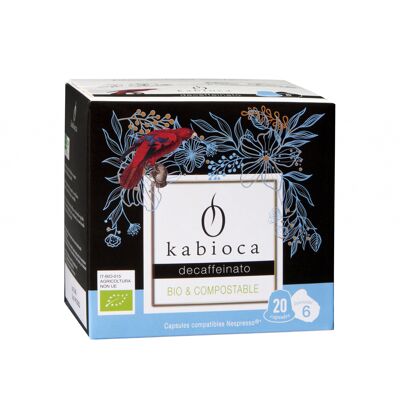 Café bio Kabioca x20-Capsule Deca