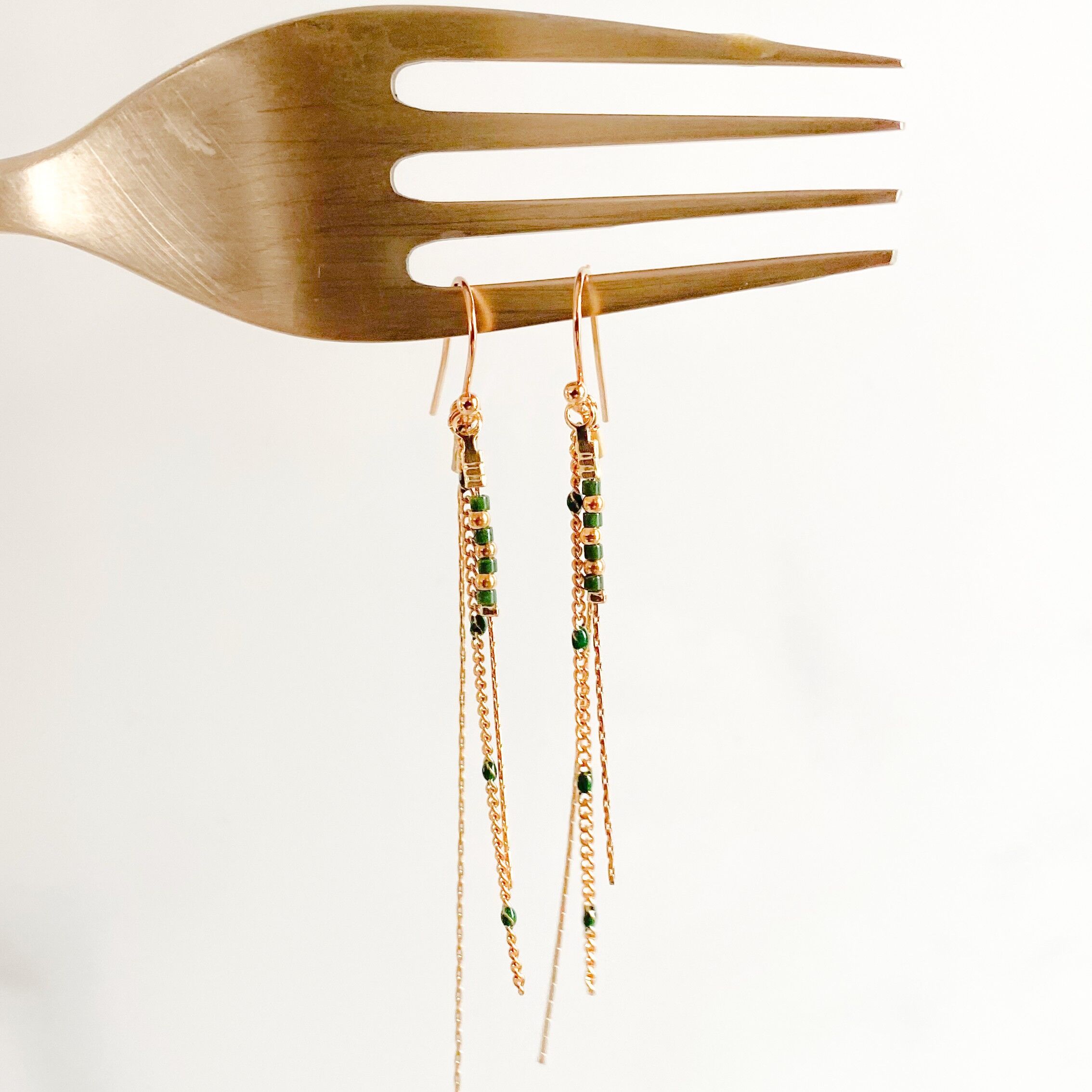 Orecchini Anna verde