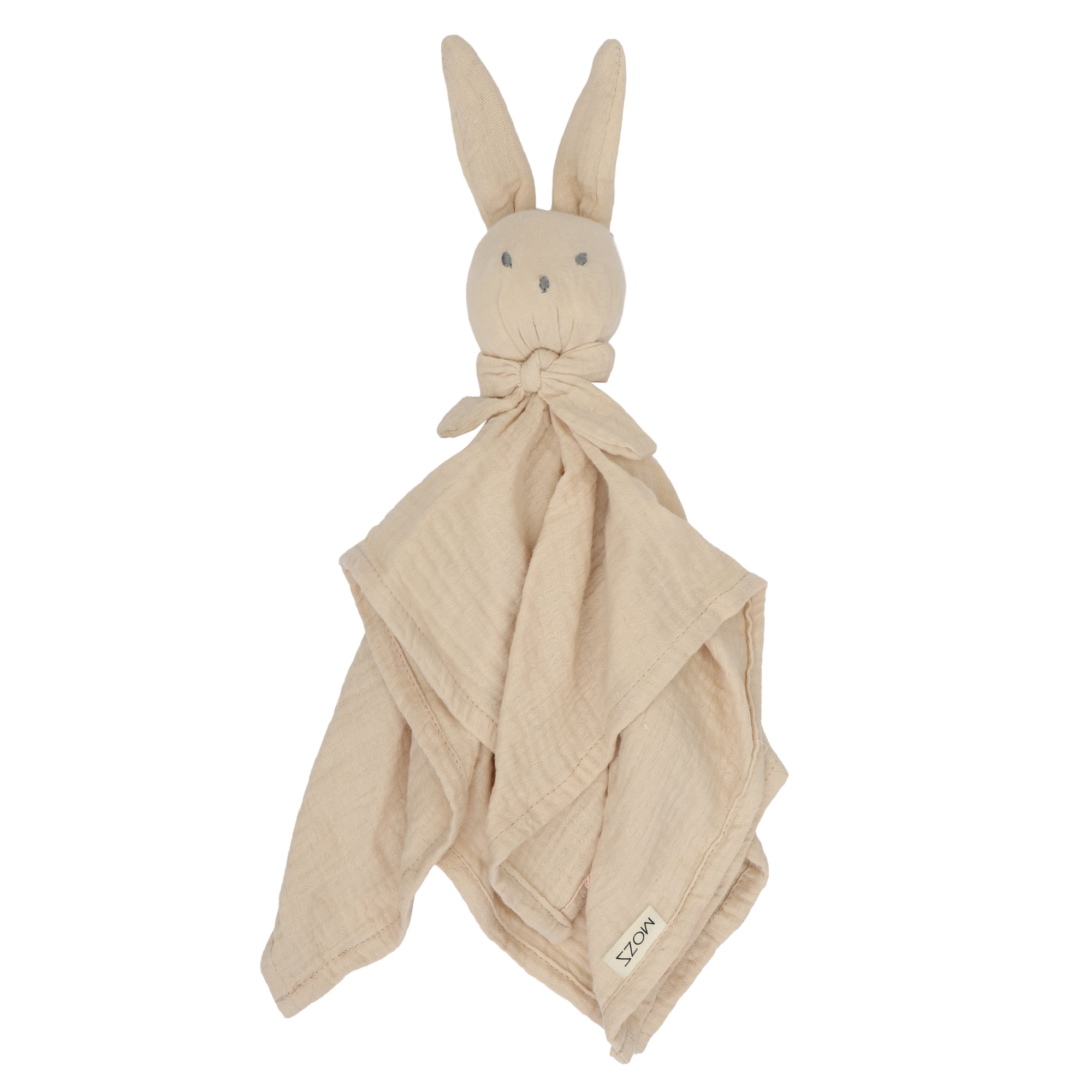 Kuscheldecke Kaninchen-Musselin - Beige