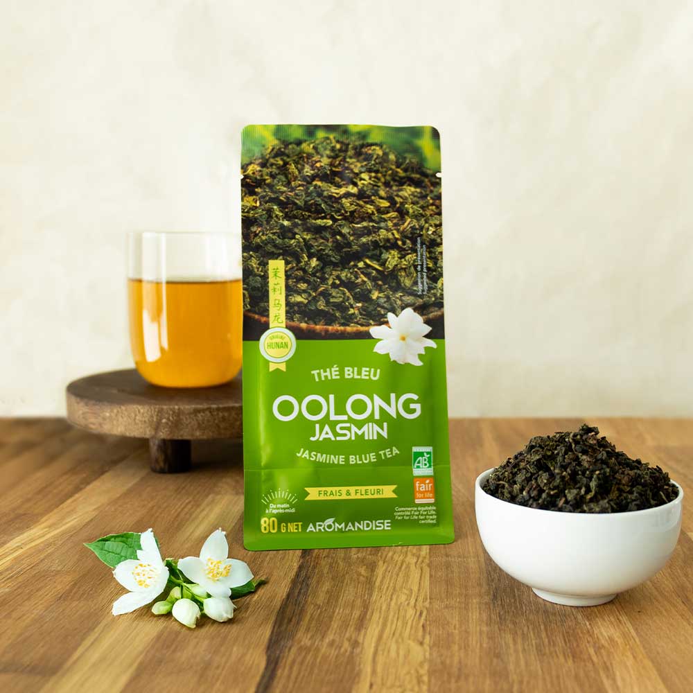 Organic Jasmine Oolong Tea - 80g - Aromandise