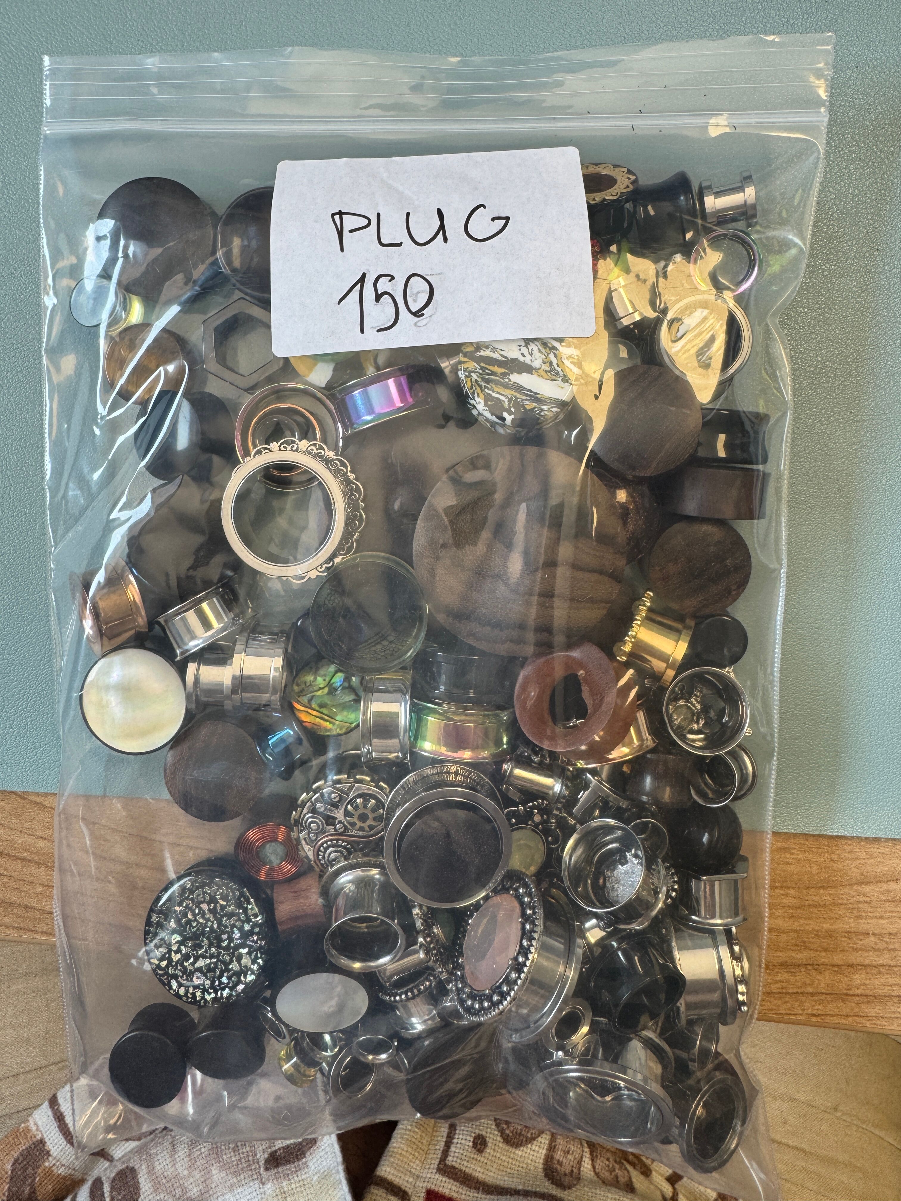 CLEARANCE SALE - Lot of 150 Ear Tunnels / Stretchers / Plugs