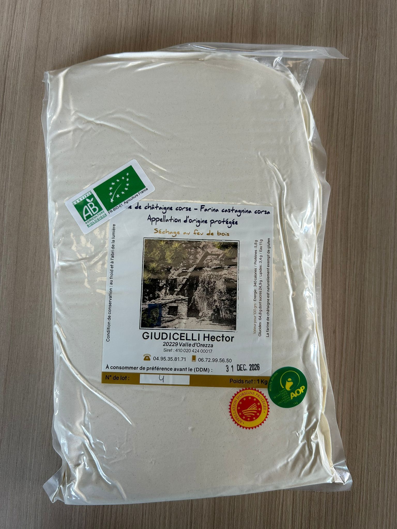 Korsisches Kastanienmehl g.U. 1 kg
