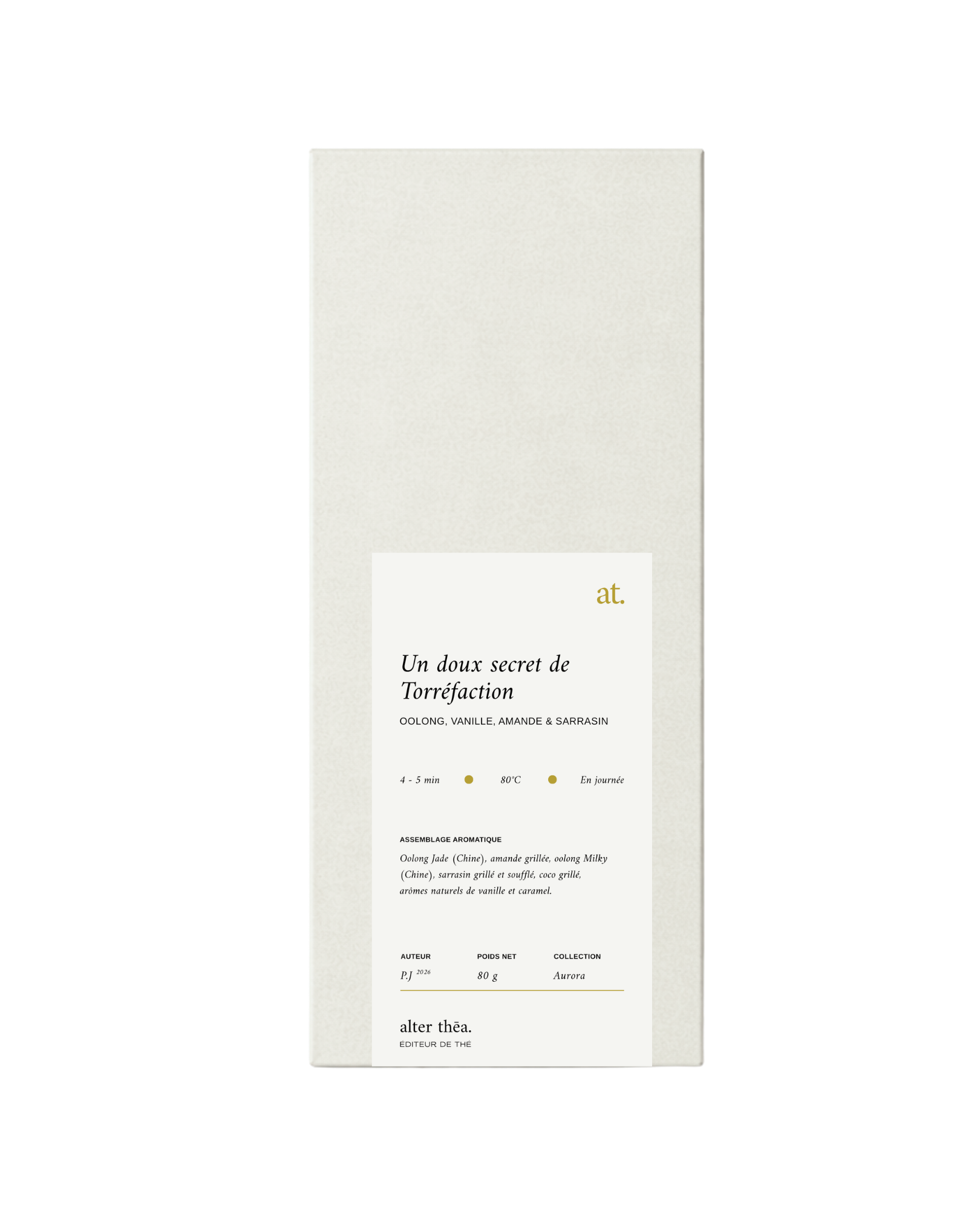 Oolong Tea, Vanilla, Almond & Buckwheat: A Sweet Roasting Secret