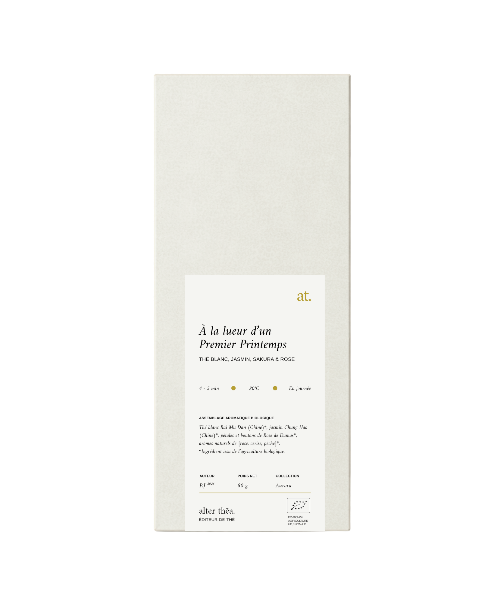 White Tea, Jasmine, Sakura & Rose: In the glow of a First Spring