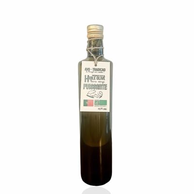 Huile d'olive extra-vierge puissante biologique 0,75 l
