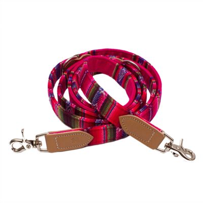 Inca Pink Hands Free (Coupler) Dog Lead/Leash