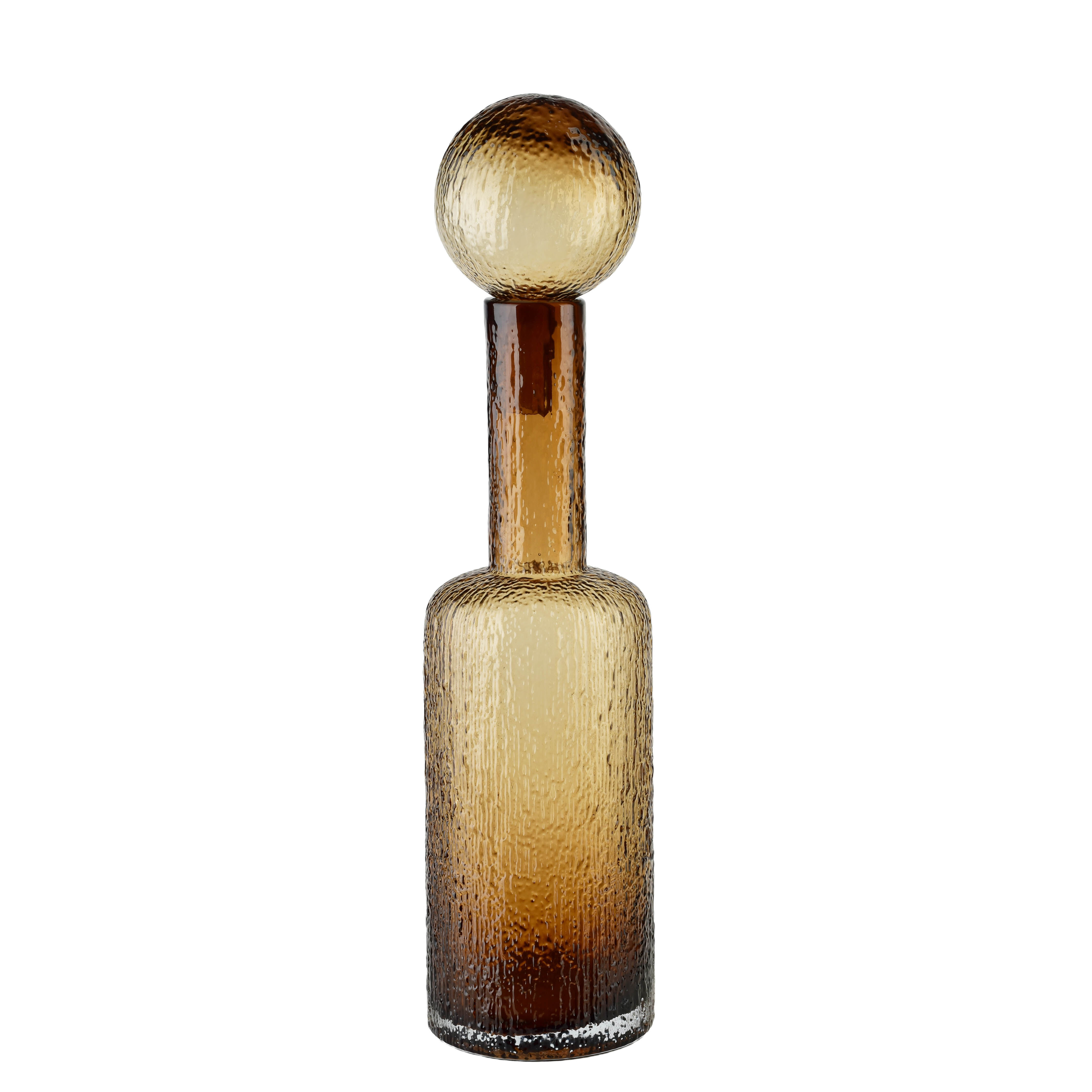 Decorative Carafe SERENITE Amber 12x50.5cm