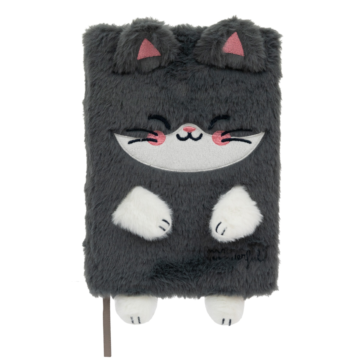 CAT PLUSH NOTEBOOK