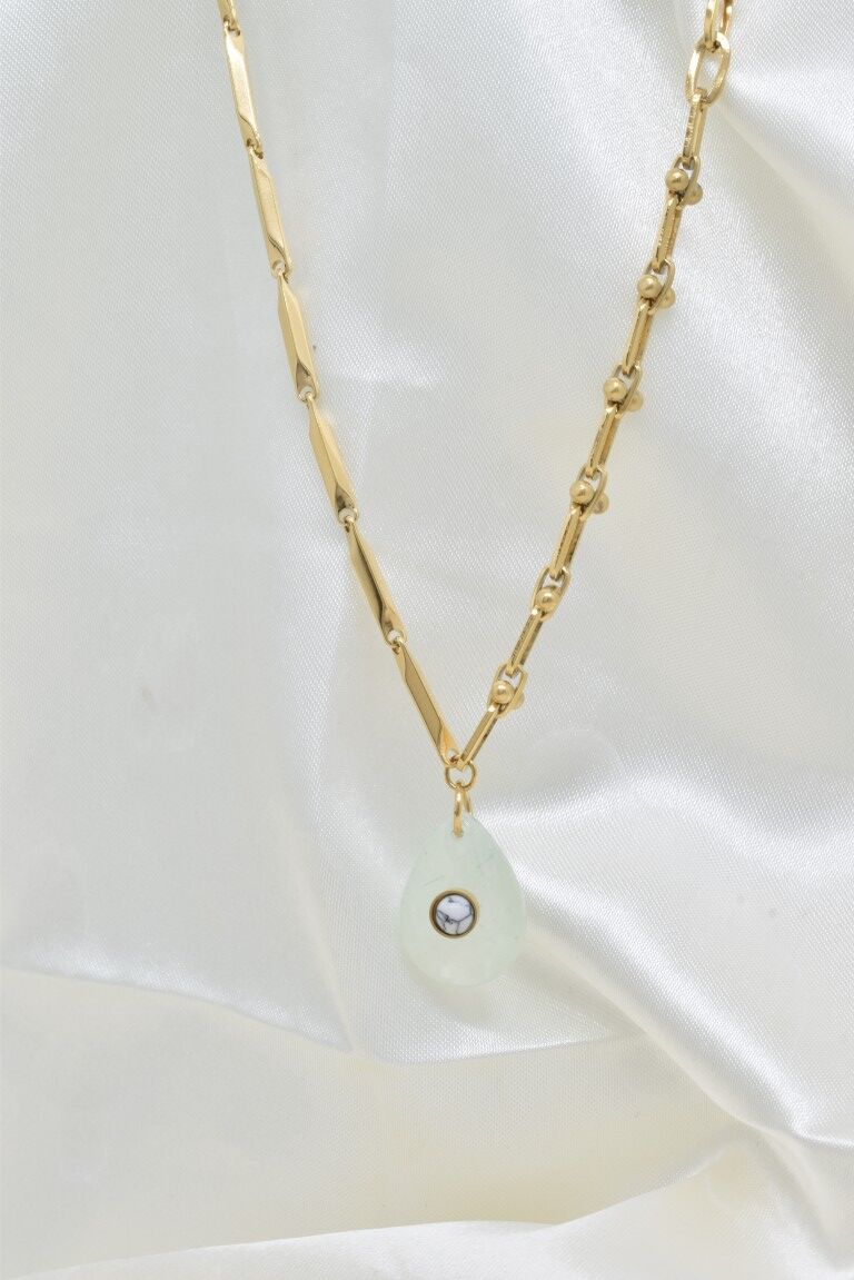 Stainless steel necklace - BJ210344OR-VR