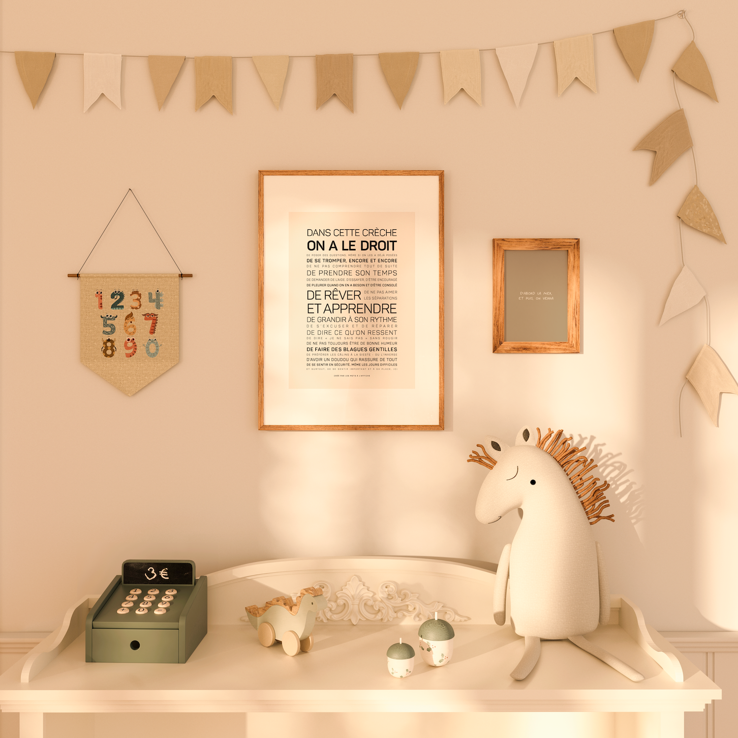 Poster In this nursery, we have the right