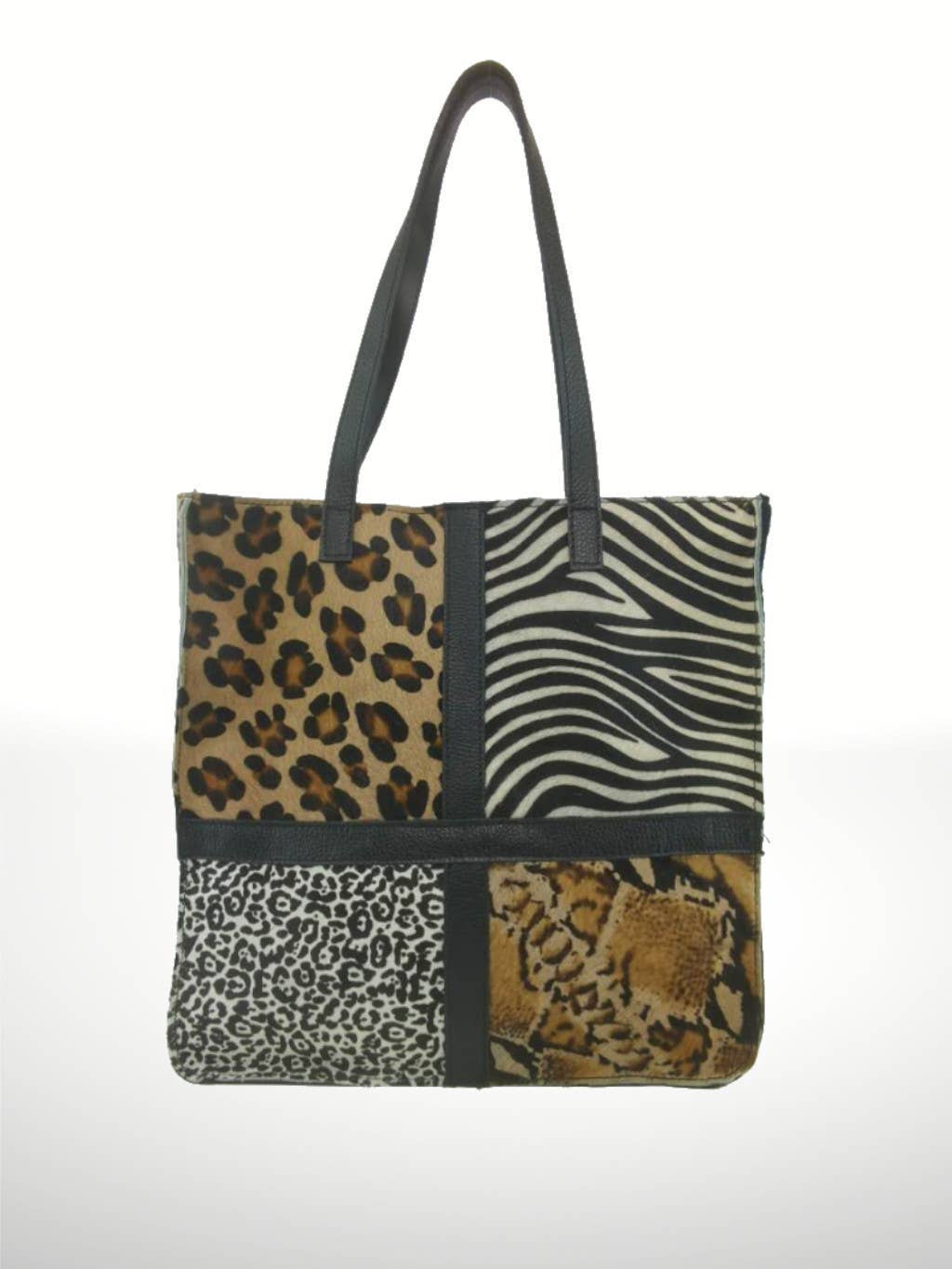 Mistica-Tasche aus Rinds- und Colt-Leder.