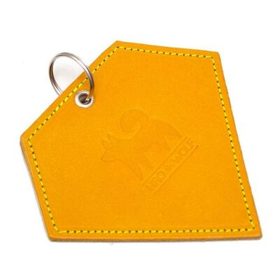 Poo Pouch Diamond 'Yellow Leather'