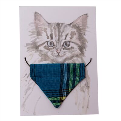 Shuka Blue Cat Bandana