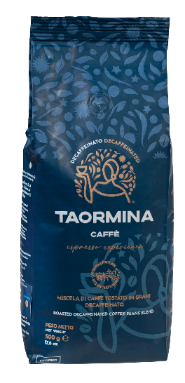 Taormina espresso coffee experience, whole beans, 500g bag