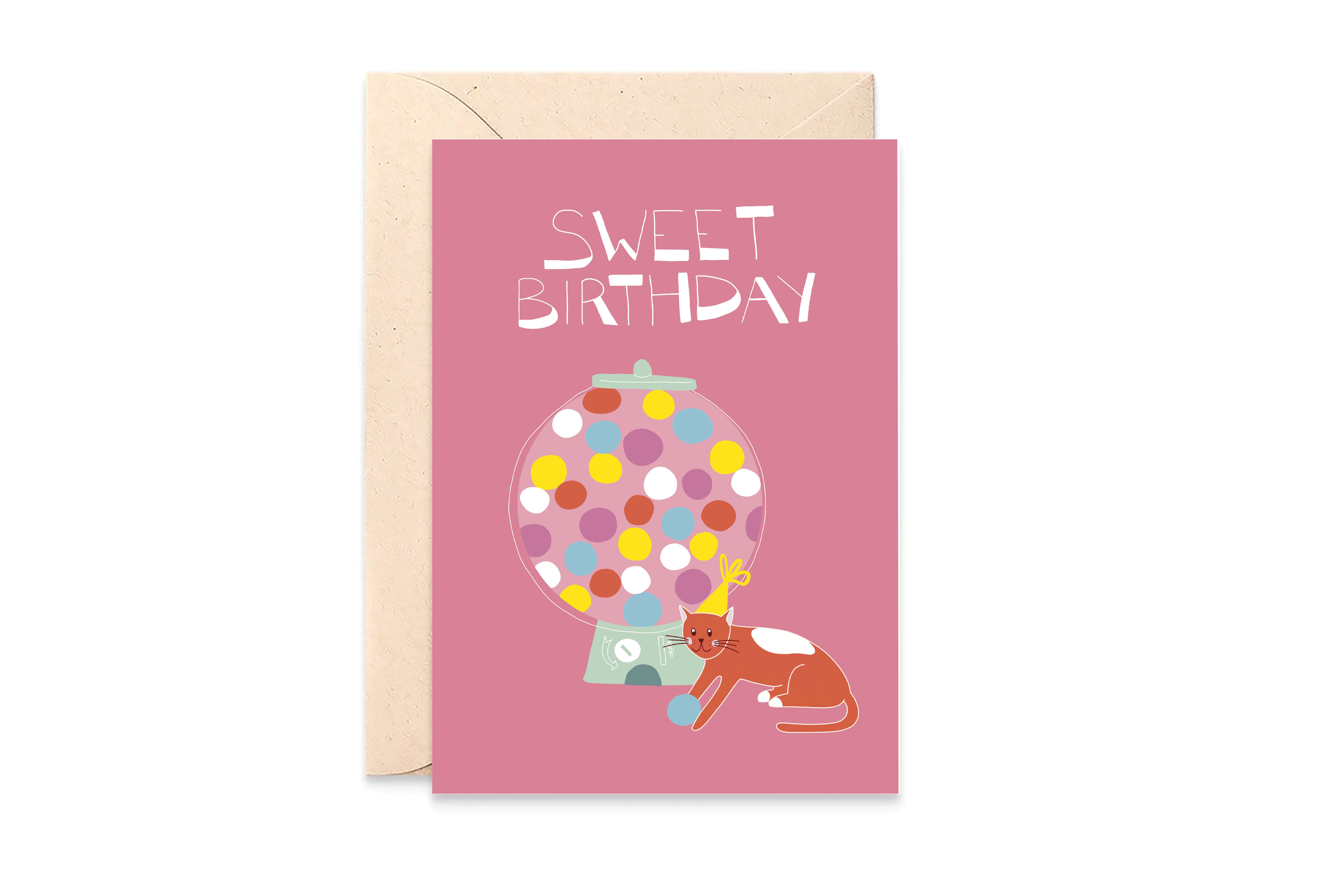 'Sweet birthday' card - birthday