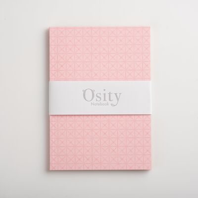 Cuaderno A5 Elements, polvo rosa, páginas lisas