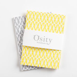 Pack de deux pochettes Flash, jaune lumineux et argent subtil