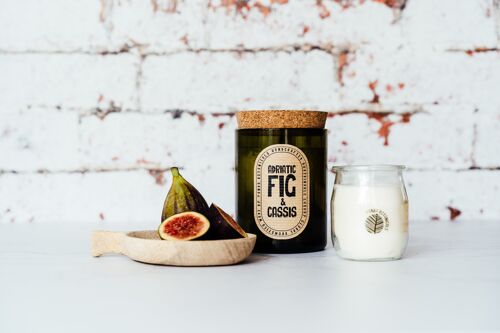 Adriatic Fig & Cassis - Wine Bottle Candle