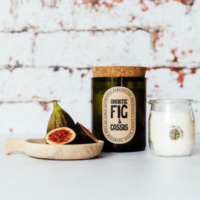 Adriatic Fig & Cassis - Wine Bottle Candle