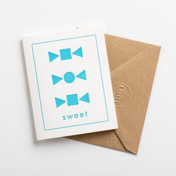 Petite Carte Sweet, Piscine Bleu