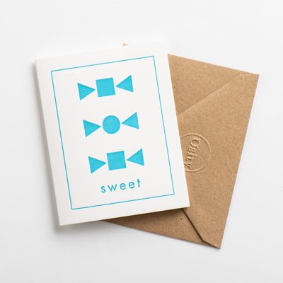 Sweet Small Card, Piscina Blu