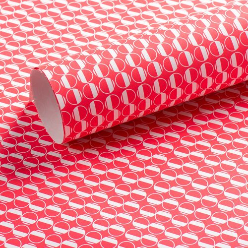 Eau Patterned Paper, Hot Pink