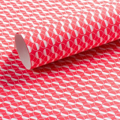 Eau Patterned Paper, Hot Pink