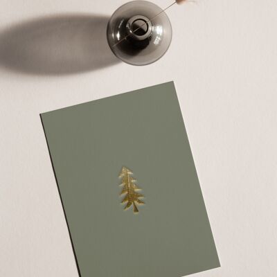 Card A6 - Christmas tree 01