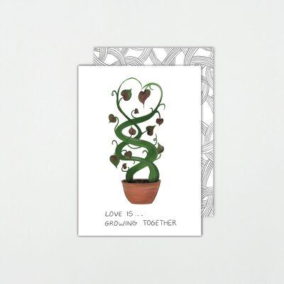 Love is... growing together