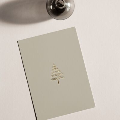 Cards A6 - Christmas tree stripes 02